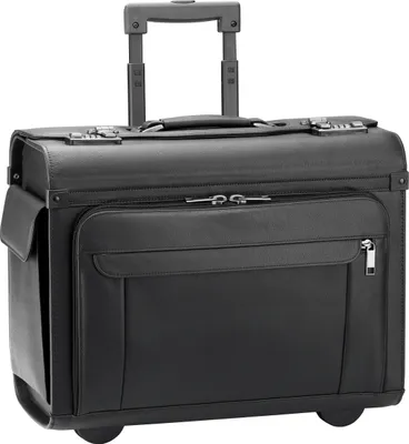 Produktbild von d&n Business & Travel Pilotenkoffer Trolley Leder 46 cm Laptopfach