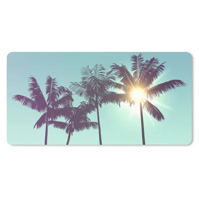 Produktbild von MuchoWow® Mauspad Mousepad Palmen - Sommer - Sonne 60x30 cm - Mousepads - Maus Mat - Pad - Mausunterlage - Nachhaltig