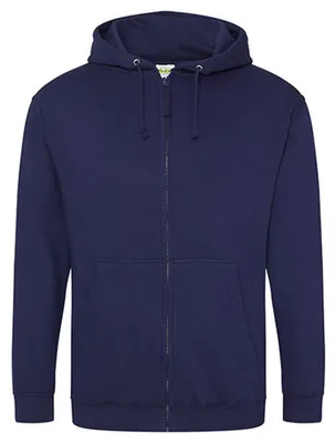 Produktbild von Awdis - Kapuzenpullover für Herren/Damen Uni, Mit Reißverschluss LT2550 (XL) (Marineblau)