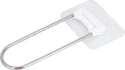 Produktbild von Badkamerhaken - Selbstklebend - Edelstahl - Wandhalter - Balkon - Weiss