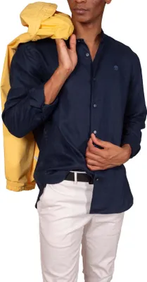 Image de TIMBERLAND - Chemise slim en lin pour homme  - Taille M
