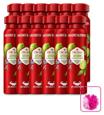 Obrázek produktu pro 12 kusů deodorantu Old Spice Citron ve spreji - 150 ml - balení