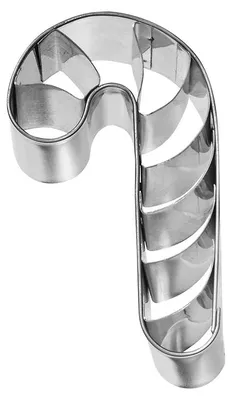 Produktbild von BIRKMANN Ausstechform Zuckerstange, 7 cm, Edelstahl, mit Innenprägung, 195530