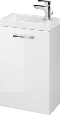 Produktbild von Belvit Lara Unterschrank mit Waschbecken Weiß glänzend (39,2x59x21,5cm)