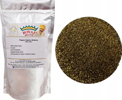 Zdjęcie produktu dla Pieprz czarny mielony Royal Brand 200g Premium