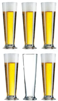 Produktbild von 6 Biergläser Linz Arcoroc 0,3L geeicht