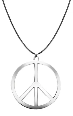 Produktbild von TRANKIELO® - Friedensketten - Regenbogen-Hippie-Schmuck - Damen & Herren - Perfekt für Themenpartys