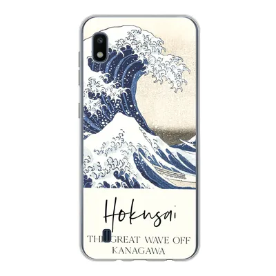 Produktbild von MuchoWow® Handyhülle Schutzhülle Hülle für Samsung Galaxy A10 Die große Welle von Kanagawa - Katsushika Hokusai Silikon Softcase Handy Hülle - Schutzhülle