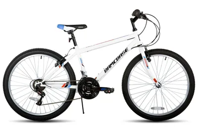 Image de Vélos de montagne 24 et 26 pouces pour femmes et hommes, avec 18 vitesses, un cadre en acier de haute qualité et des freins V-brake