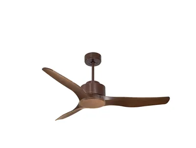 Produktbild von Deckenventilator DC braun mit Holzflügeln 127cm für 35m2
