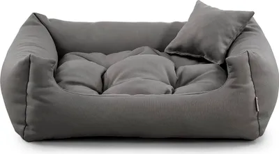 Produktbild von Hundebett NEO – Bequeme Hundeliege aus strapazierfähigem Stoff, langlebiges Hundekissen in hoher Qualität (2XL - 110x90, Ashgrau)