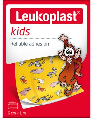 Productafbeelding van Leukoplast Pleister kids 1m x 6 cm (1 stuk)