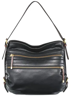 Produktbild von Cinque Handtasche Leder Polyester Rosanna Schwarz - 11793-9086