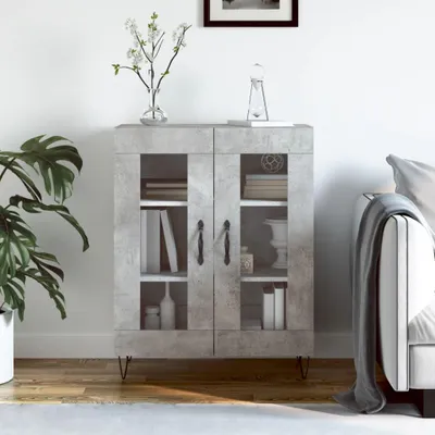 Produktbild von vidaXL Sideboard Betongrau 69,5x34x90 cm Holzwerkstoff