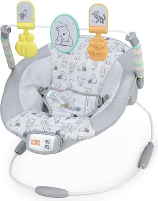 Zdjęcie produktu dla Leżaczek Bujaczek dla Niemowląt Winnie the Pooh, Arche z Zabawkami, Wibracje, Melodie, 0-6 Miesięcy