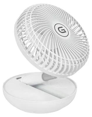 Produktbild von GUTFELS Tischventilator VENTI 3030 R, 17 cm Ø, nutzbar als Powerbank, USB Ventilator mit 10.000 mAh Akku, Touchbedienung, 4 Geschwindigkeiten