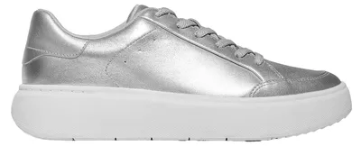 Imagen del producto de FitFlop - Zapatilla deportiva metálica "RTG" para mujer, de cuero, modelo HD249 (talla 35,5 EU) (plateado)