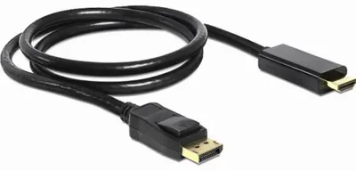 Zdjęcie produktu dla Kabel przejściowy DisplayPort 1.2 > HDMI (ST-ST) 2 m 4K czarny