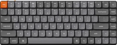 Produktbild von Keychron K3 Max QMK/VIA RGB Low-Profile Ultra-Slim Kabellose mechanische Tastatur mit rotem Schalter