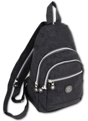 Produktbild von Bag Street City-Backpack Nylon schwarz 21x13x35 ORJ200S