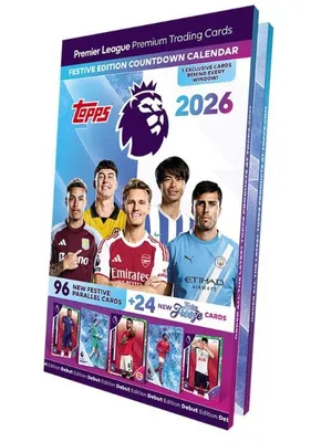 Produktbild von Fußball Adventskalender Premier League 25/26 - Der offizielle Topps-Sammelkalender – 24 Türchen voller Raritäten zur neuen Saison!