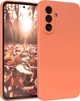Produktbild von EAZY CASE - TPU Hülle für Samsung Galaxy A36, TPU Case stoßfeste Handyhülle, weiches Cover mit Kameraschutz, Silikonhülle in Orange