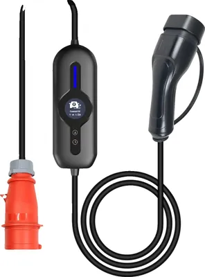 Obrázek produktu pro Přenosná nabíječka pro elektromobily, nastavitelný proud, uživatelsky přívětivý design, 11KW typ B, TYPE2