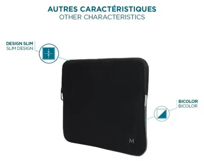 Produktbild von Mobilis 049016, Schutzhülle, 35,6 cm (14"), 236 g