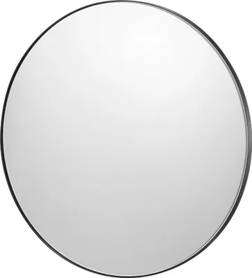 Zdjęcie produktu dla Okrągłe Lustro Ścienne 76 cm z Aluminiową Ramą