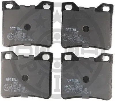 Produktbild von OPTIMAL Bremsbeläge Satz Hinten Bremsklötze passend für PEUGEOT 406 (8B) BP-10095