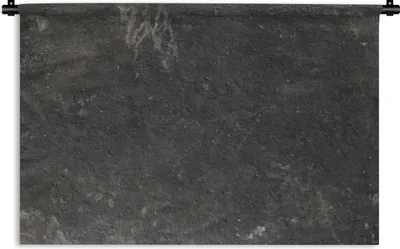 Produktbild von MuchoWow® Wandteppich Wandbehang Beton - Wand - Schwarz - Vintage - Industriell 120x80 cm Tapisserie Dekoration Wandtuch - Wanddekorationen - Wandtücher