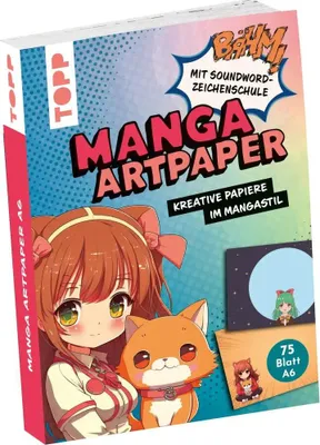 Produktbild von Manga Art Paper in DIN A6. Mit Soundword- Zeichenschule