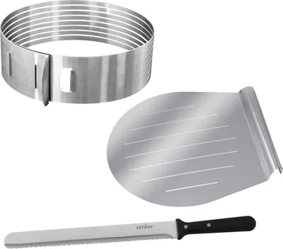Produktbild von ZENKER Kuchenschneidhilfe Set 3teilig