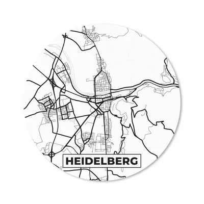 Produktbild von MuchoWow® Mauspad Mousepad Karte - Heidelberg - Stadtplan 20x20 cm - Mousepads - Maus Mat - Pad - Mausunterlage - Schreibtischmatte