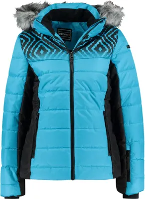 Obrázek produktu pro Icepeak lyžařská bunda / zimní bunda dámská vodoodpudivá, Barva:Modrá, Velikost:40