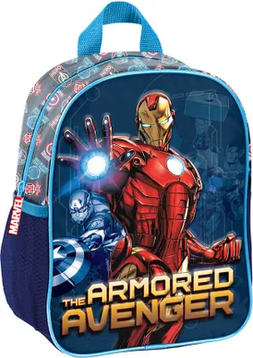 Produktbild von PASO AIN-503 Schulrucksack Schultasche MARVEL AVENGERS IRON MAN leicht bunt Kinder Kindergarten