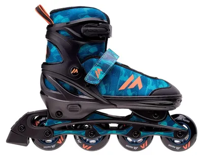 Obrázek produktu pro Martes - Inline brusle pro děti "Galakty" IG4933 (velikost 38 EU - 40,5 EU) (černá/tmavě modrá/oranžová)