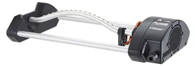 Produktbild von claber® Viereckregner mit Schwenkarm aus Aluminium und 16 Messingdüsen