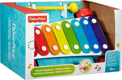 Produktbild von Fisher-Price Xylophon zum Ziehen, ab 18 Monaten, 1,5 Jahr(e), Mit Ton, Kunststoff, Mehrfarbig