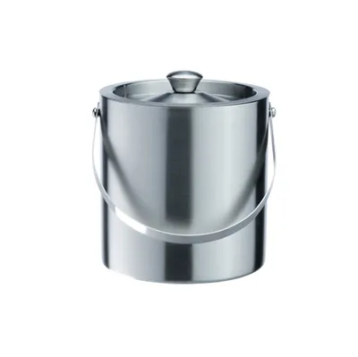 Produktbild von Eiseimer, Chromnickelstahl, 2,5 Liter, Ø 17 cm und 18,5 cm Höhe