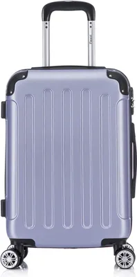 Produktbild von Flexot® F-2045 Handgepäck Bordcase Trolley Koffer Reisekoffer Hartschale Doppeltragegriff mit Zahlenschloss Gr. M Farbe Flieder