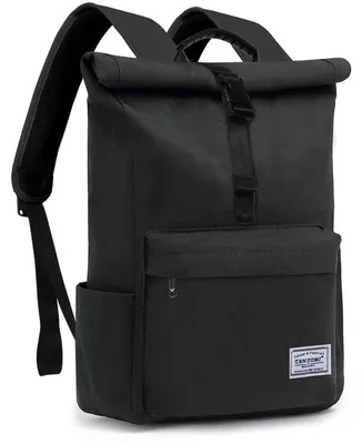 Produktbild von Laptop-Tas 15,6 Zoll, wasserdicht, oprollbar, Reisetas, Schul- und Freizeittas