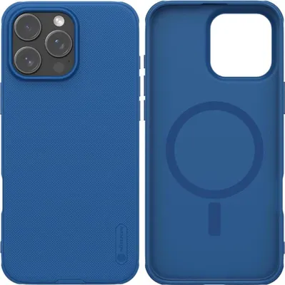 Immagine prodotto di Nillkin Super Frosted Shield Pro Custodia magnetica per Iphone 16 Pro - Blu