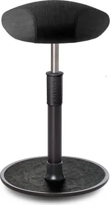 Produktbild von Sitz- Stehhocker Free Tall Triangel kvadrat Remix Anthrazit schwarz /schwarz.