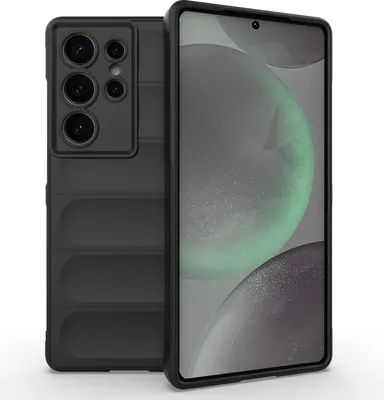 Obrázek produktu pro Pouzdro pro Samsung Galaxy S25 Ultra - Zadní kryt Phonesta GripShell Silikonový - Černé