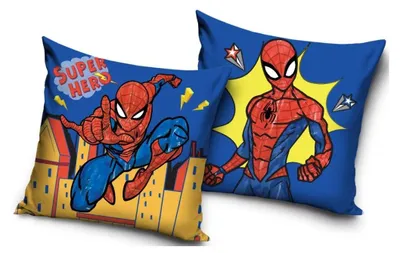 Obrázok produktu pre Zamatová obliečka na vankúš Spiderman Super Hero 40x40 cm