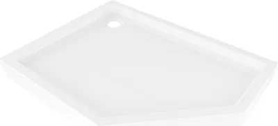 Immagine prodotto di Mexen Flow+ piatto doccia pentagonale sinistro 100 x 90 cm, bianco lucido - 46P109010LH