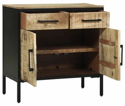 Image de vidaXL Buffet avec tiroirs 70 x 35 x 70 cm bois massif mangue