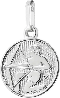 Produktbild von Schütze Sternzeichen 925 Sterlingsilber 12mm Kettenanhänger Horoskop Zodiak 9145