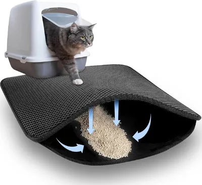 Produktbild von Katzenstreumatte - Wasserdicht und Rutschfest - 1 Stück - 46 x 60 cm